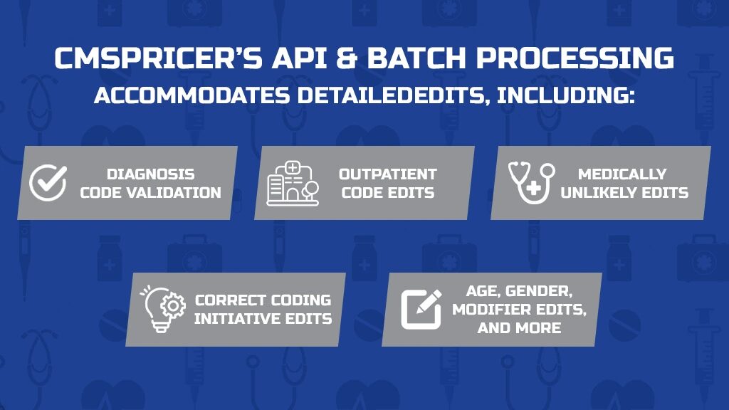 Infographic explaining Tricer's API and batch processing features.
